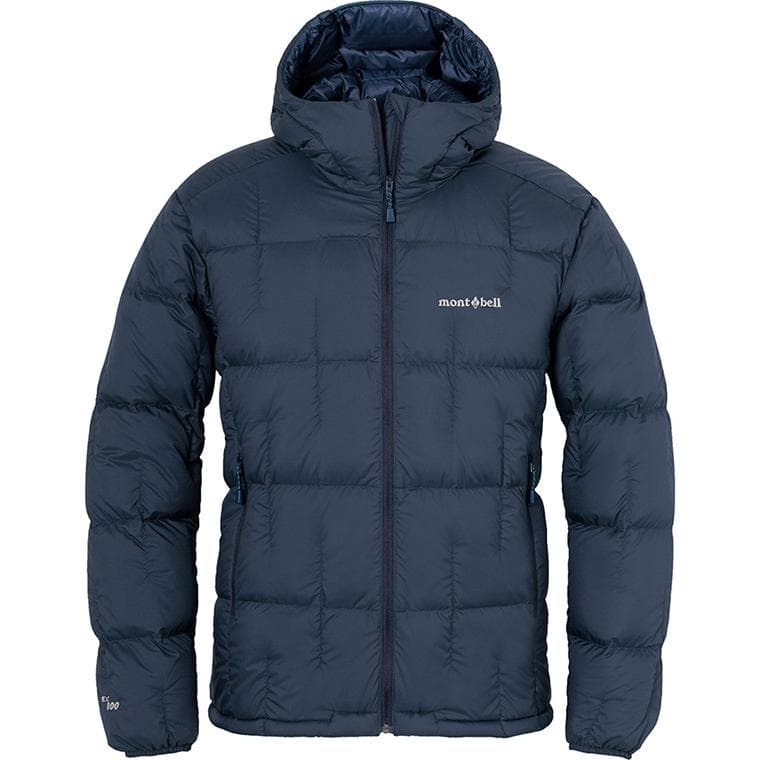MONTBELL Letter Print Hoodie Down Jacket