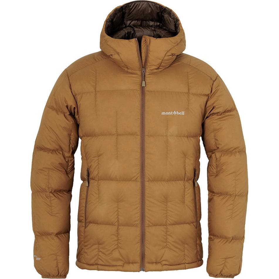 MONTBELL Letter Print Hoodie Down Jacket
