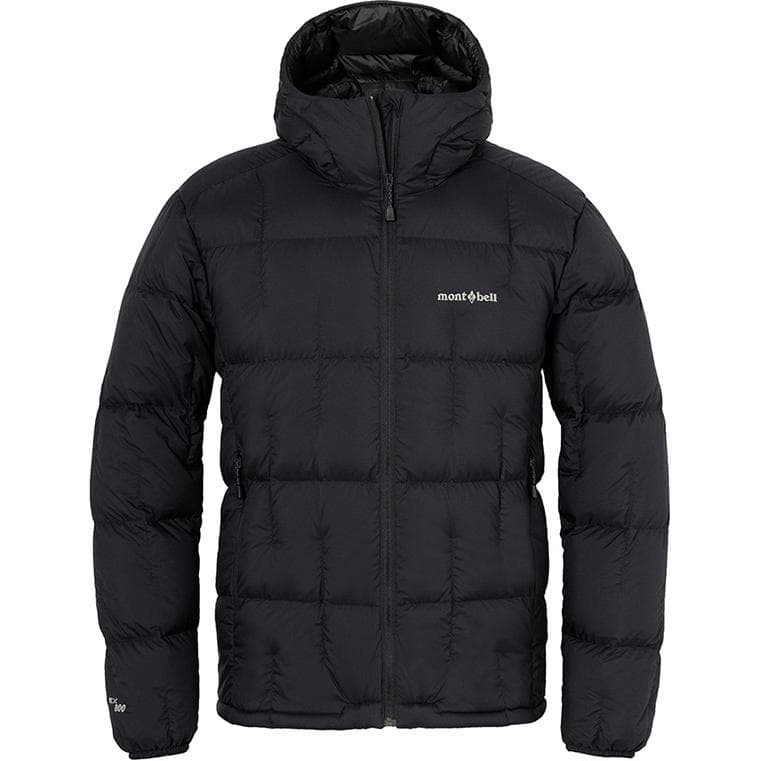 MONTBELL Letter Print Hoodie Down Jacket