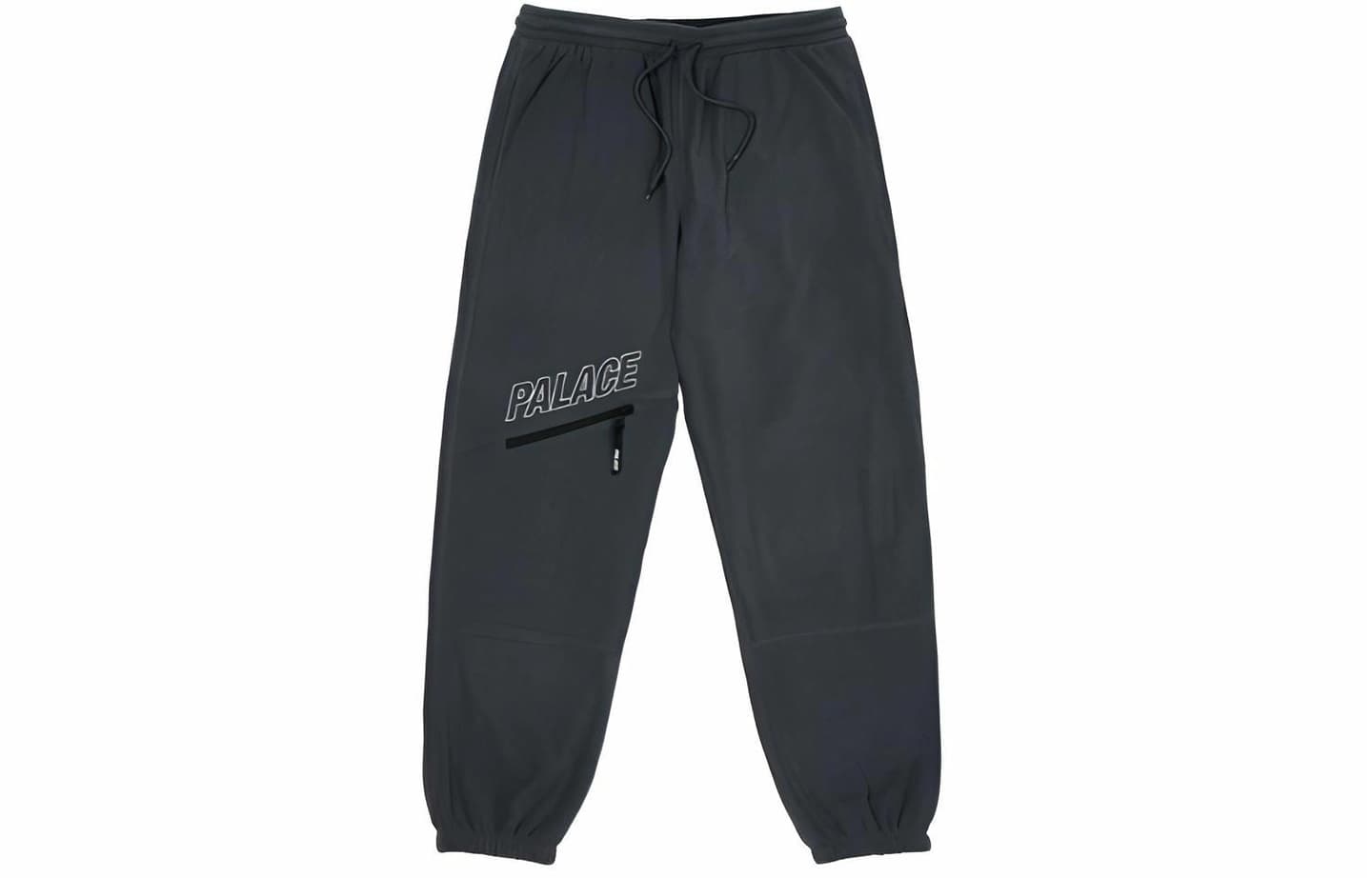 Palace Polar Grid Reverse Bottoms Black