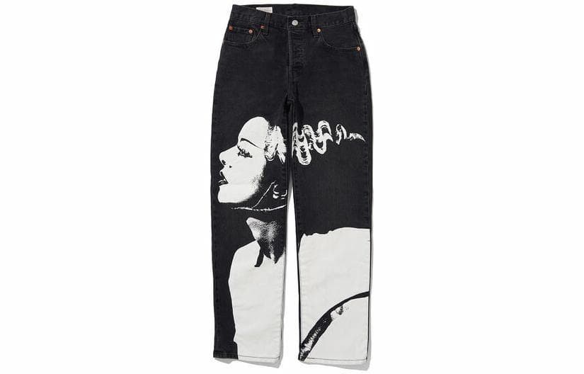 Levis Straight Jeans Black