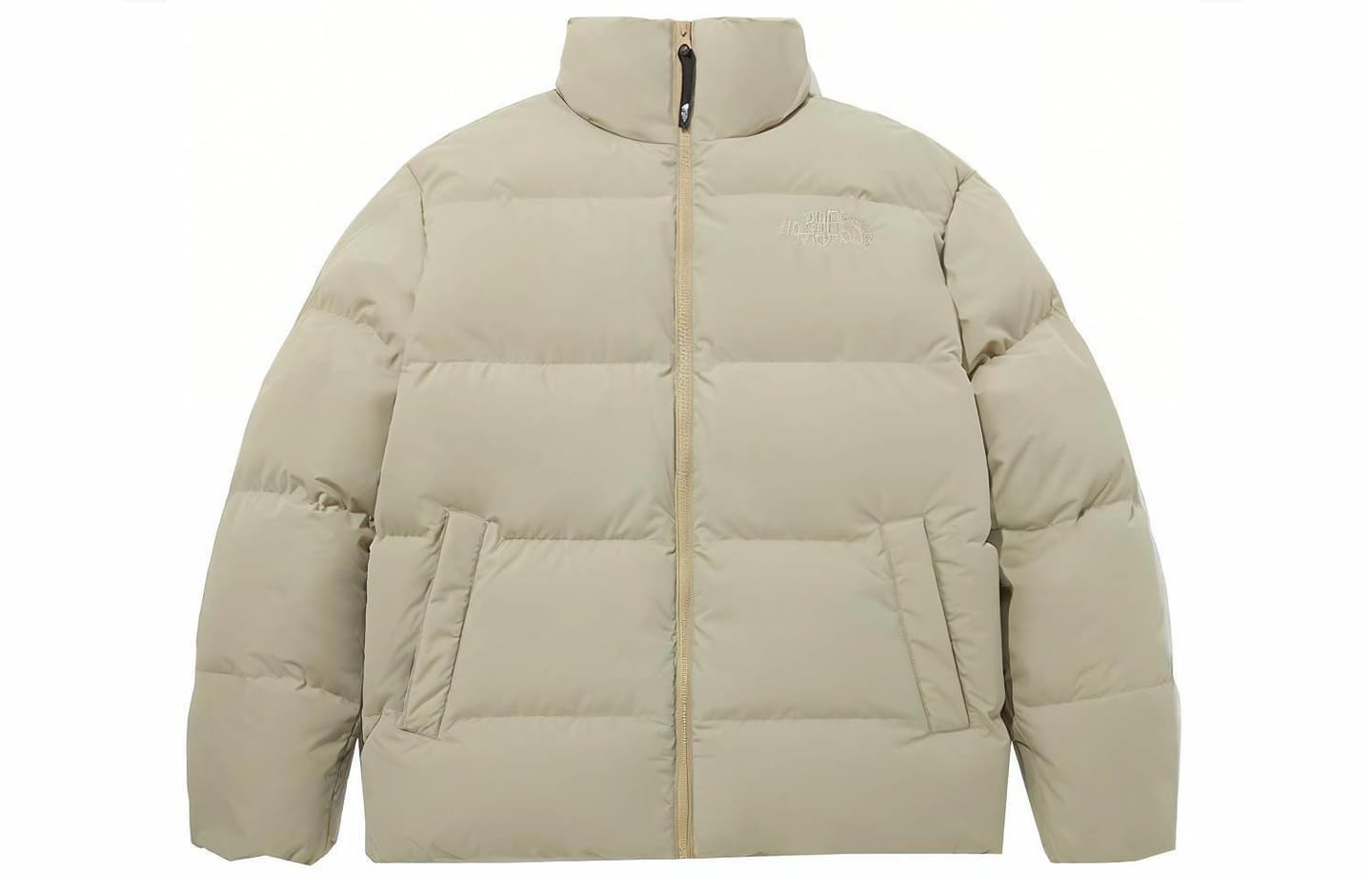 The North Face Logo Embroidered Jacket Khaki