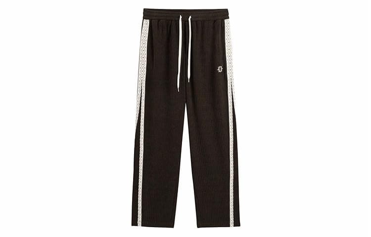 PEACEBIRD MEN Corduroy Straight Loose Pants Brown
