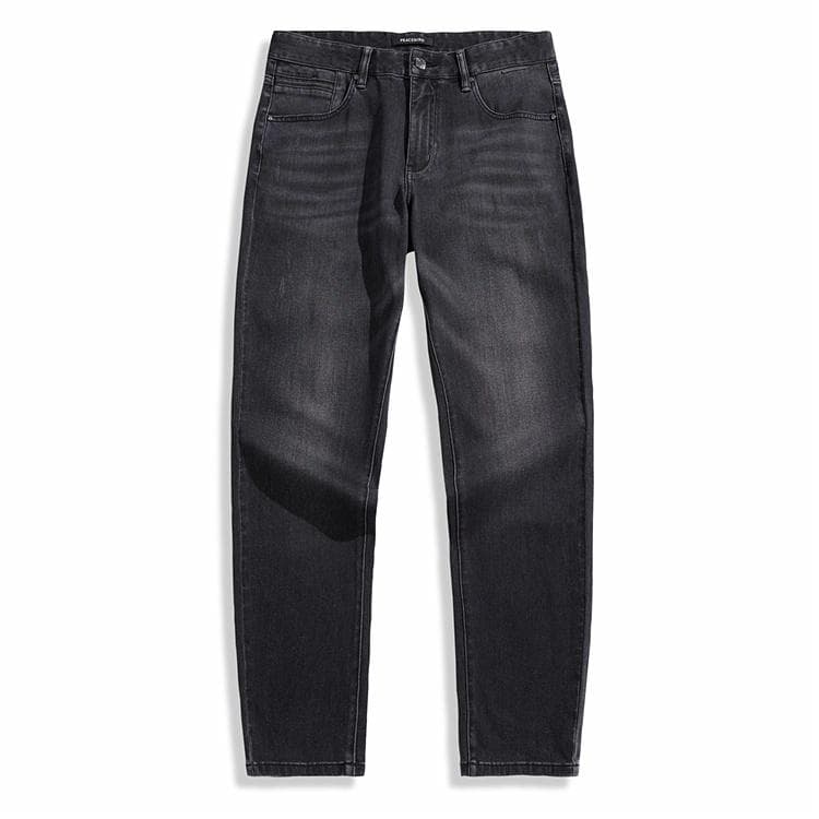 PEACEBIRD MEN Vintage Straight Wash Denim Jeans