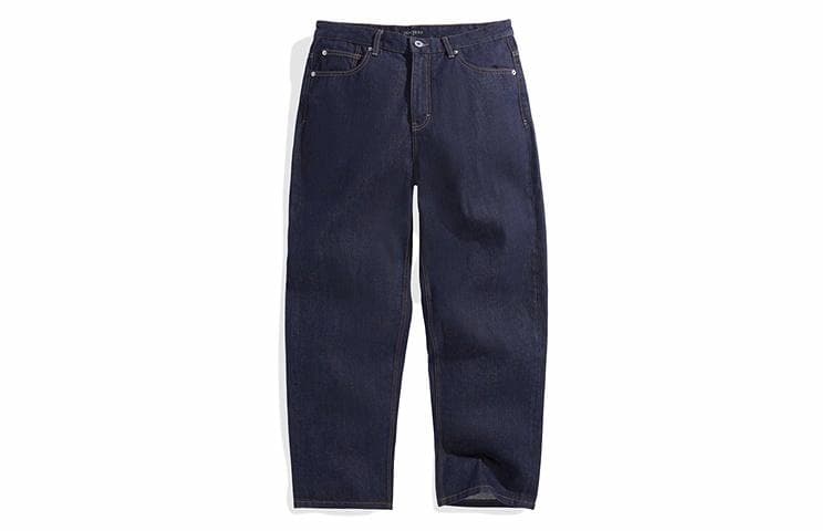 PEACEBIRD MEN Vintage Washed Denim Jeans