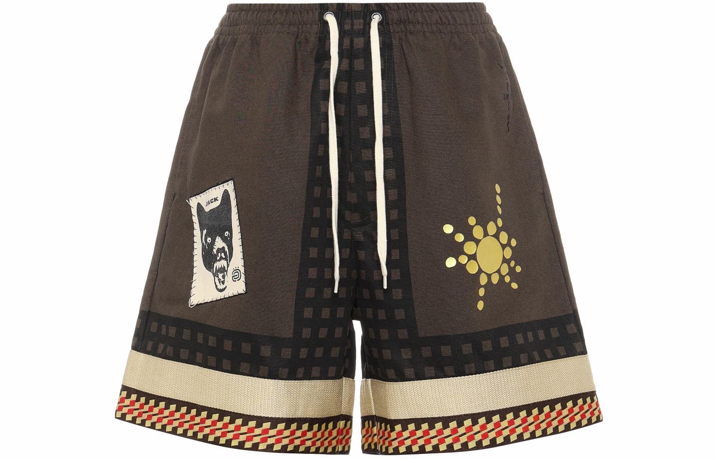 Travis Scott Cactus Jack Wolf Short Brown