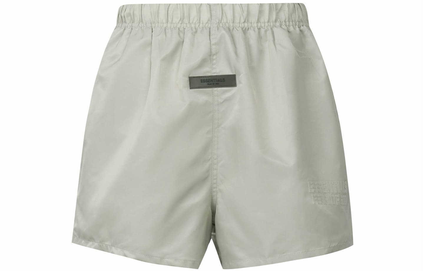 Fear of God Essentials FW22 Nylon Running Shorts Smoke Logo