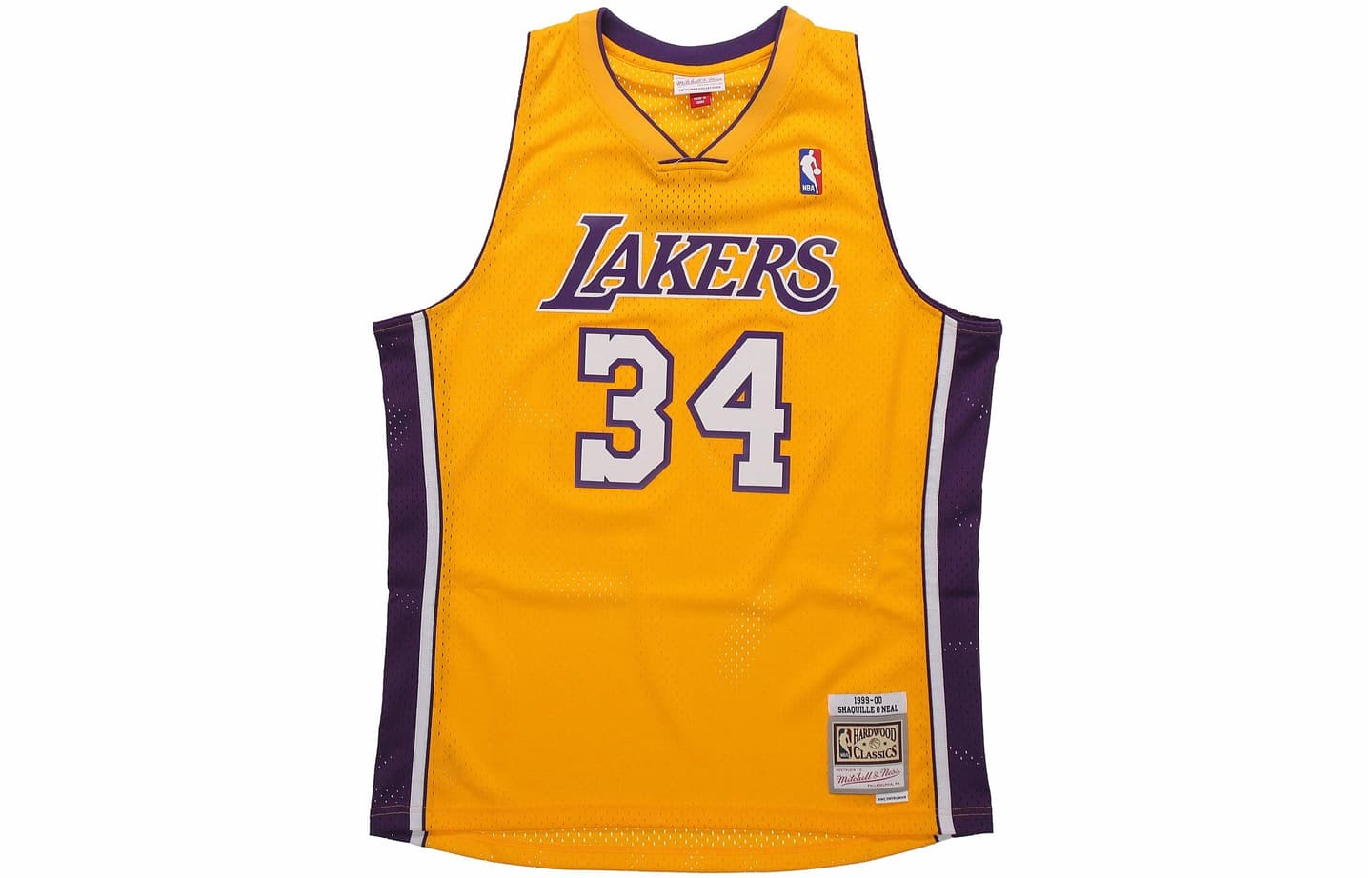Mitchell & Ness Shaquille O'Neal 34 Lakers Jersey