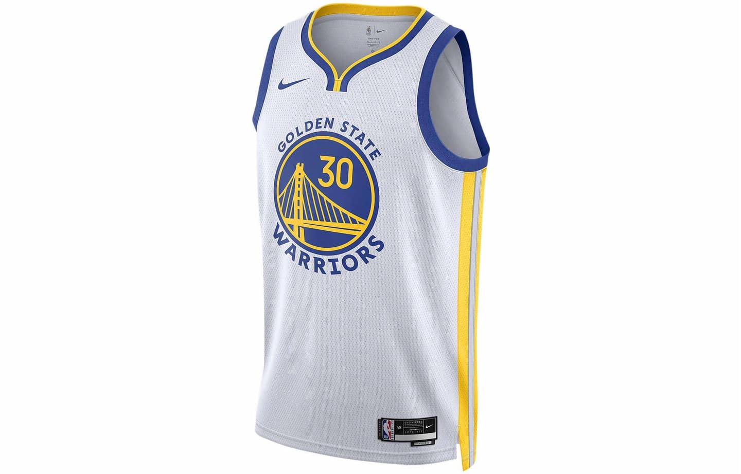 Nike NBA Warriors Curry 30 Fan Jersey White