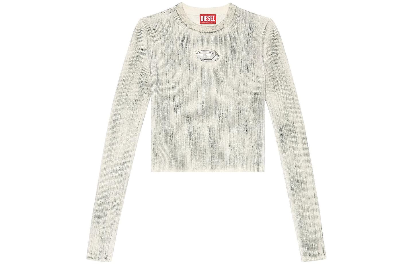 Diesel Oval Logo Long Sleeve Tee
