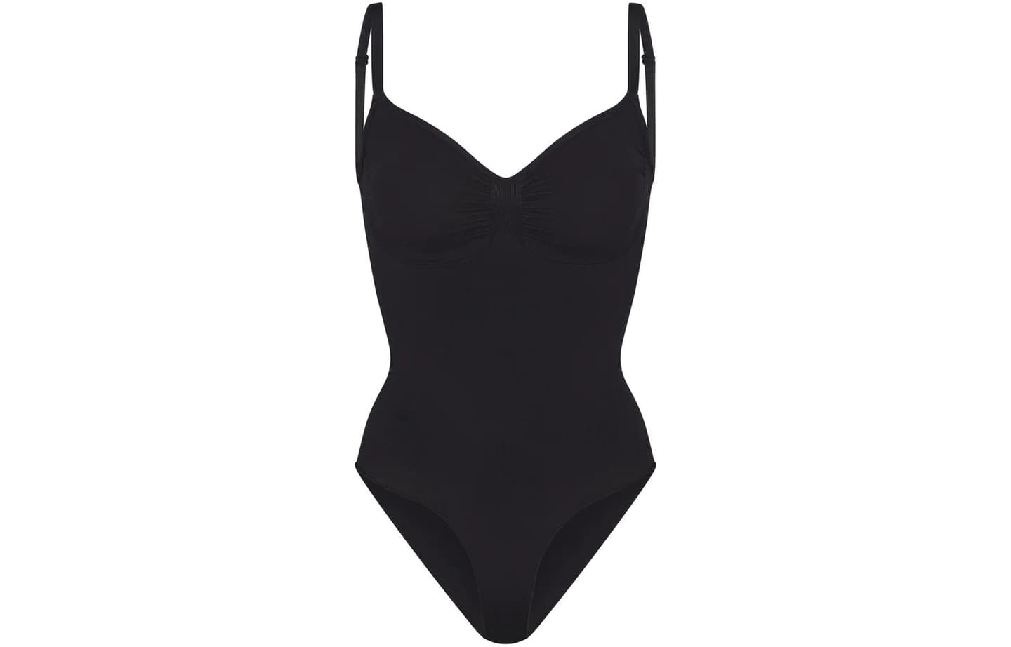 SKIMS Seamless Sculpt Brief Bodysuit Onyx