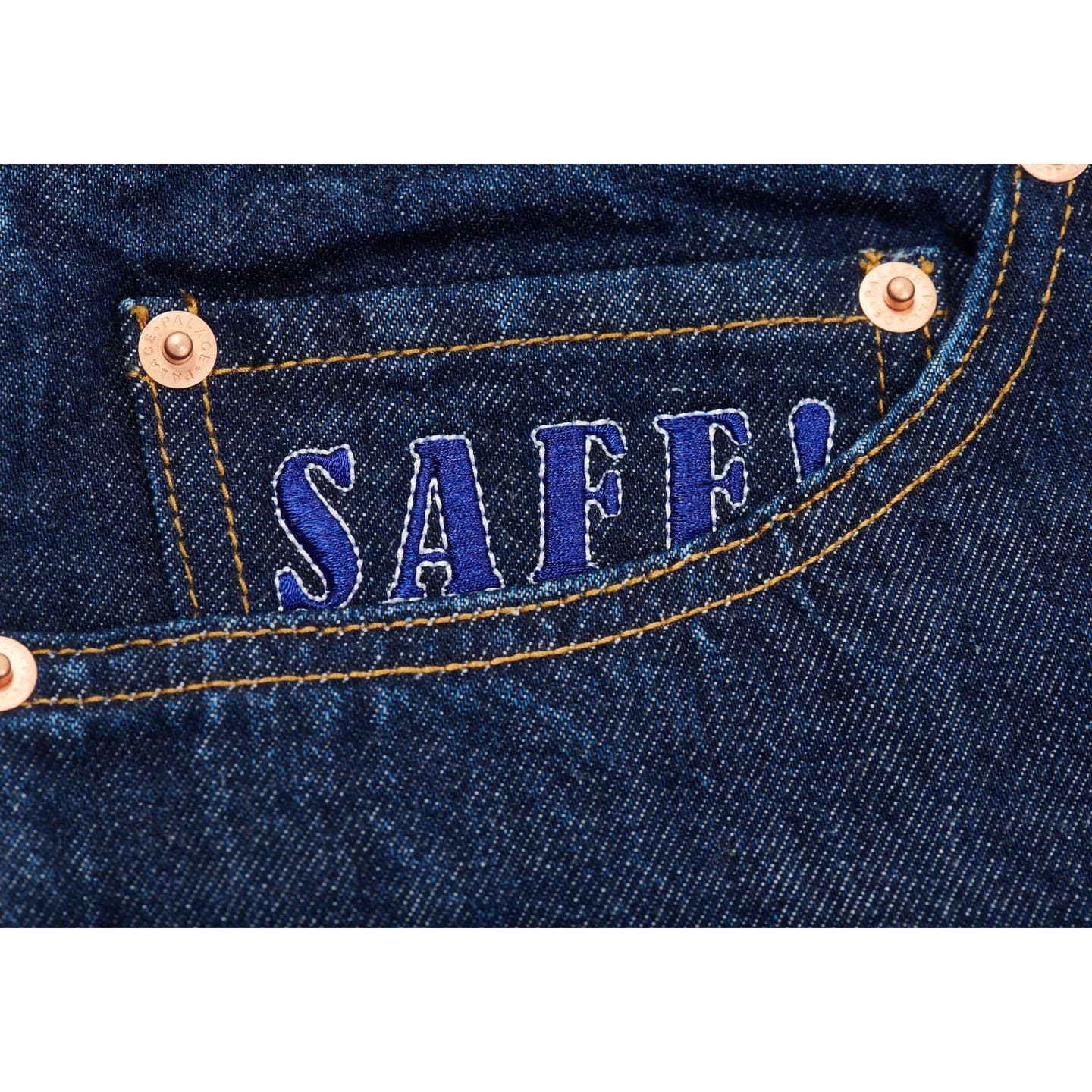 PALACE Baggies Jeans Indigo Rinse Wash