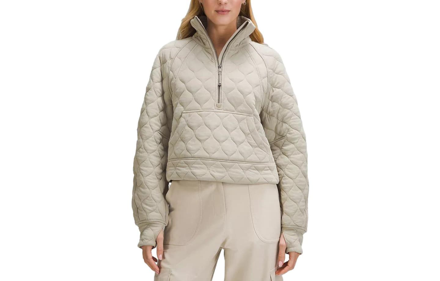 lululemon Scuba Oversized Quilted Half Zip