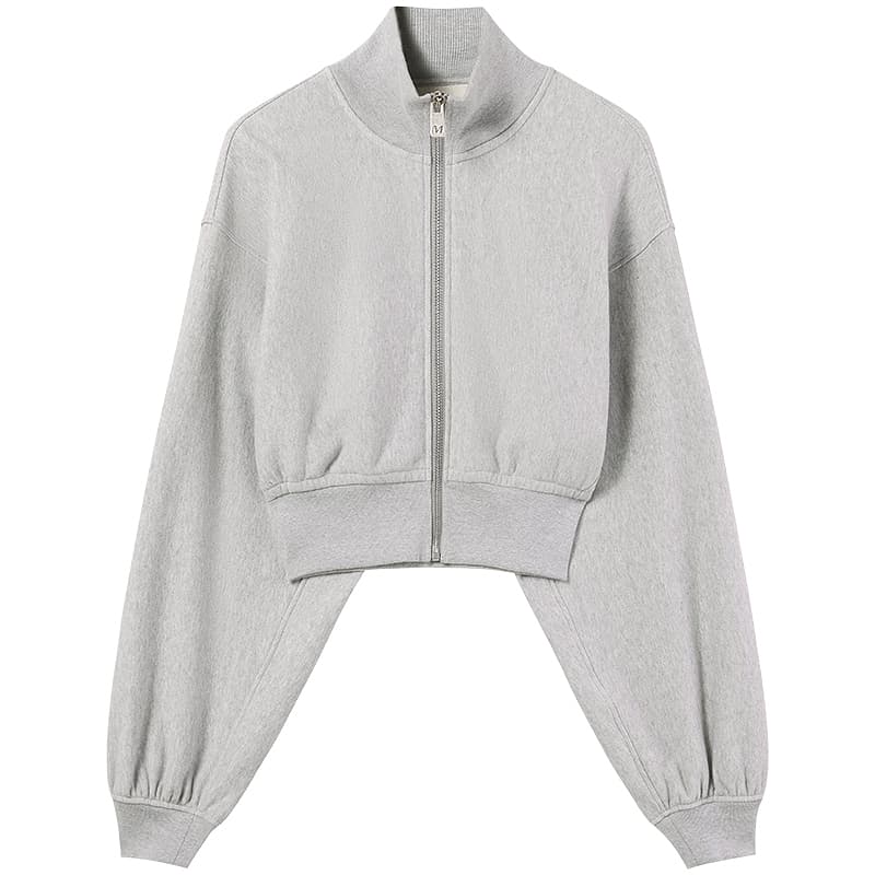 Miss Sixty Solid Zip Sweatshirt