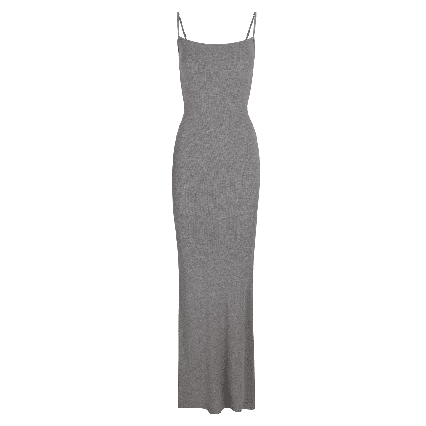 SKIMS Soft Lounge Long Slip Dress Heather Grey