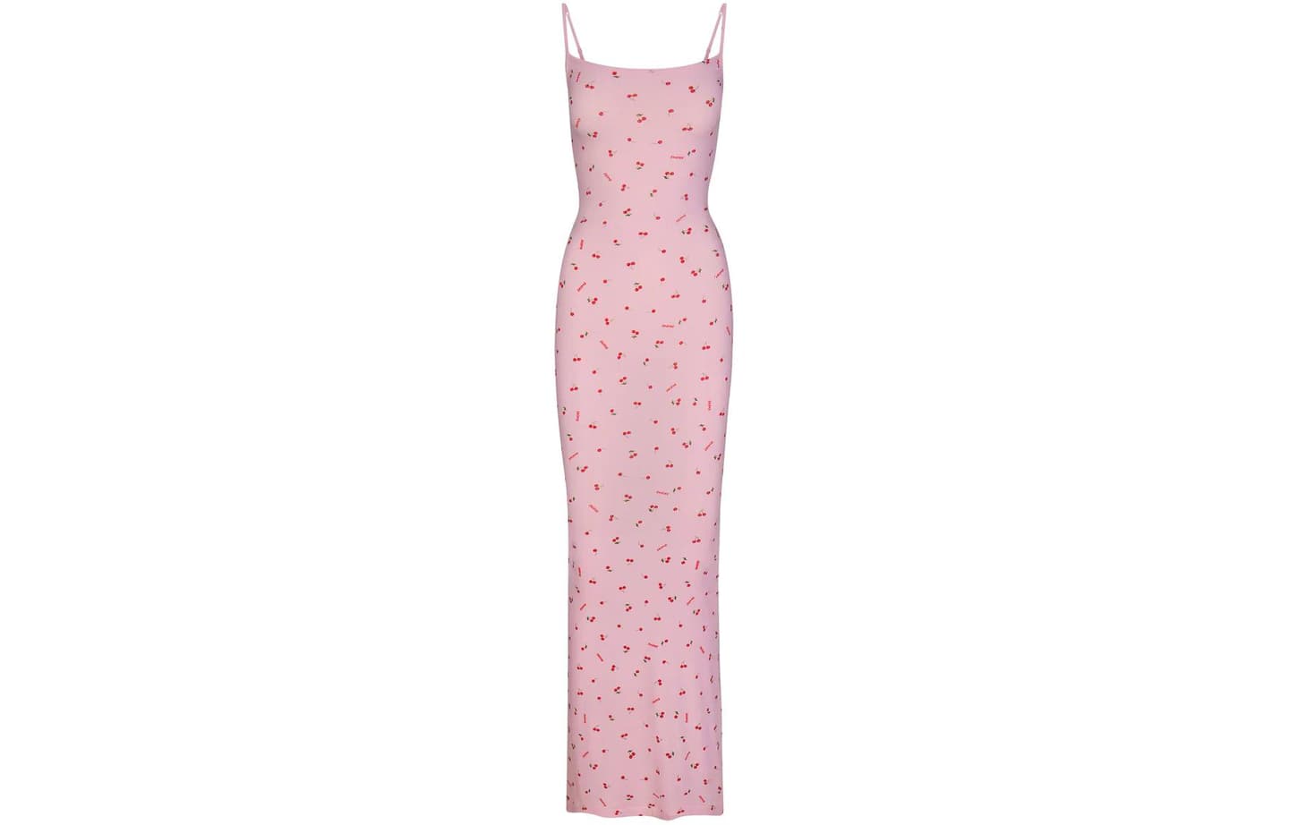 SKIMS Soft Lounge Long Slip Dress Cherry Blossom Print