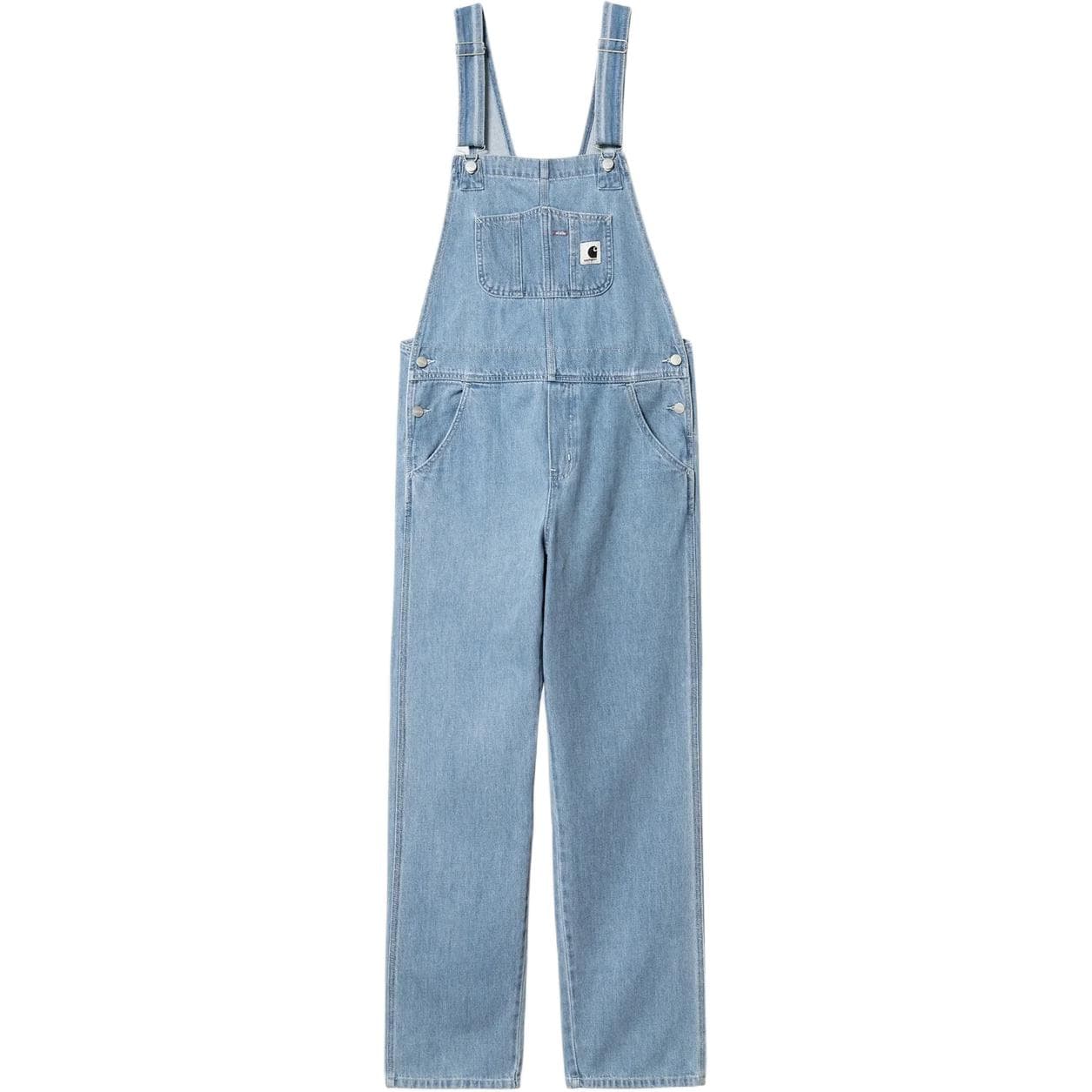 Carhartt WIP Straight Leg Logo Overalls Blue