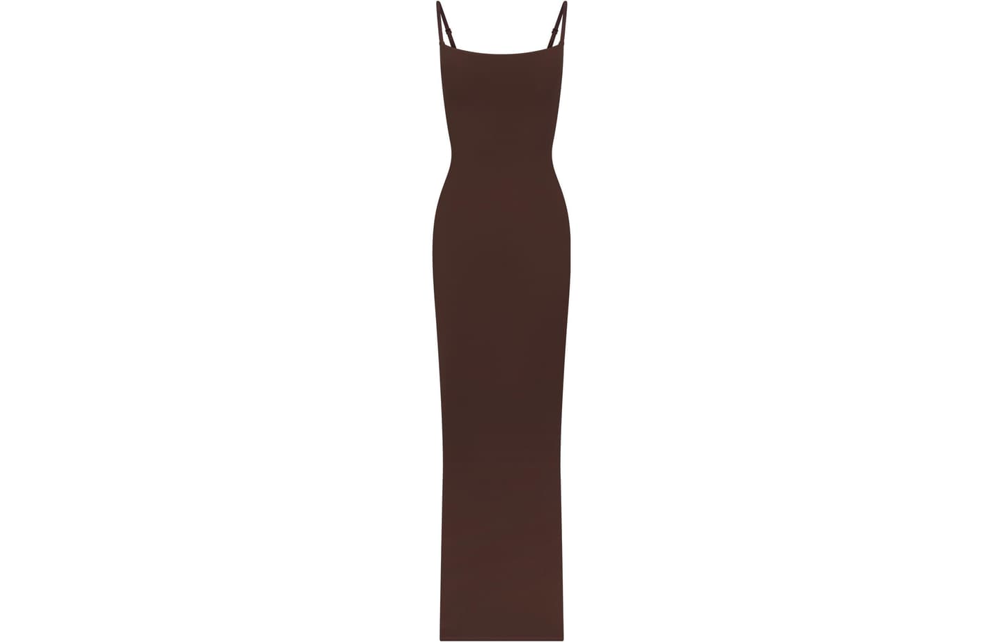 Skims Fits Everybody Long Slip Dress Cocoa