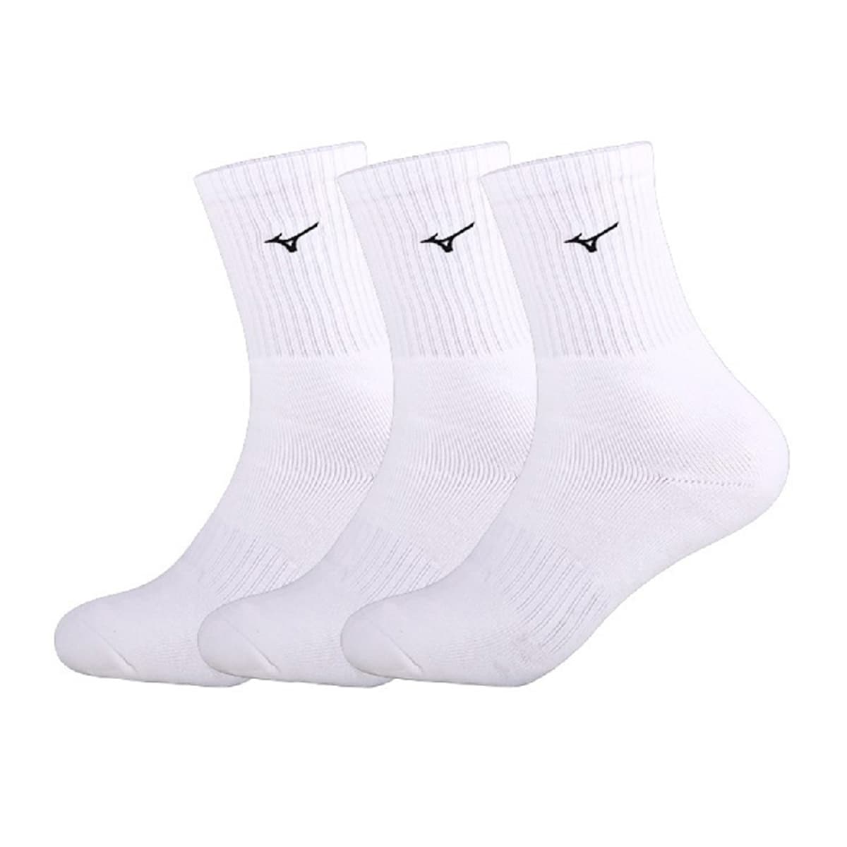 Mizuno Classic Crew Socks White 3-Pack