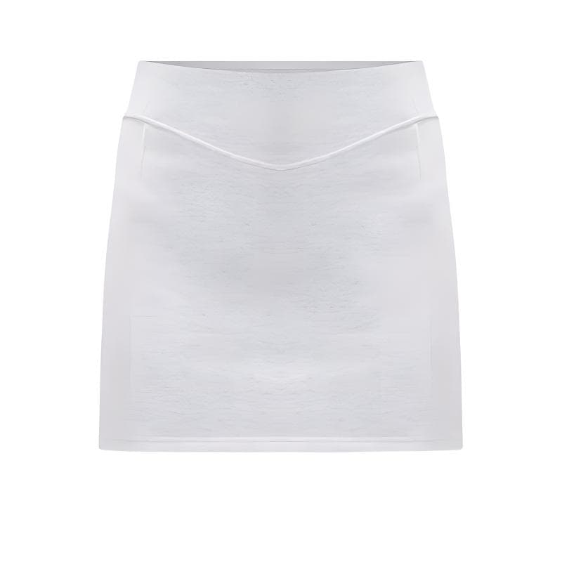 lululemon Scuba Skirt Grey White