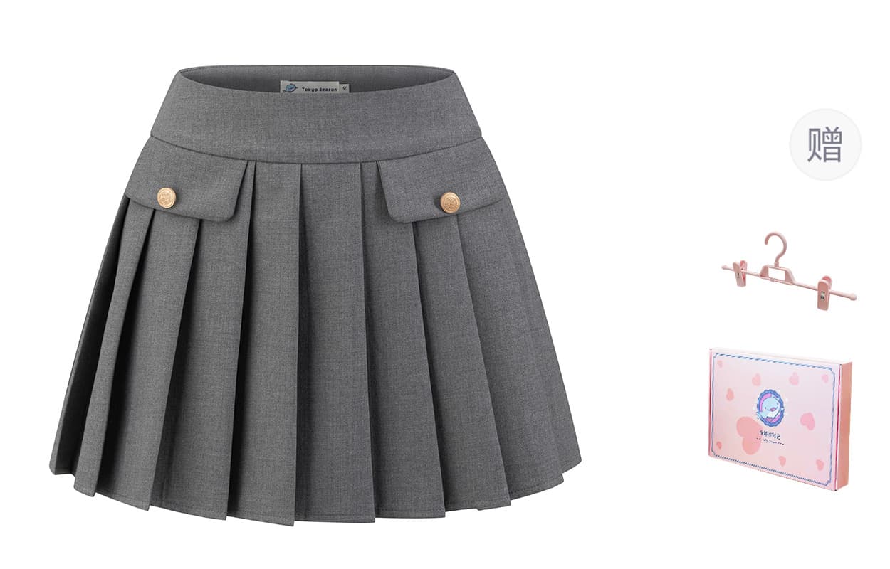Dongjing Miu Skirt Gray