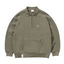714STREET Waffle Half-Zip Pullover
