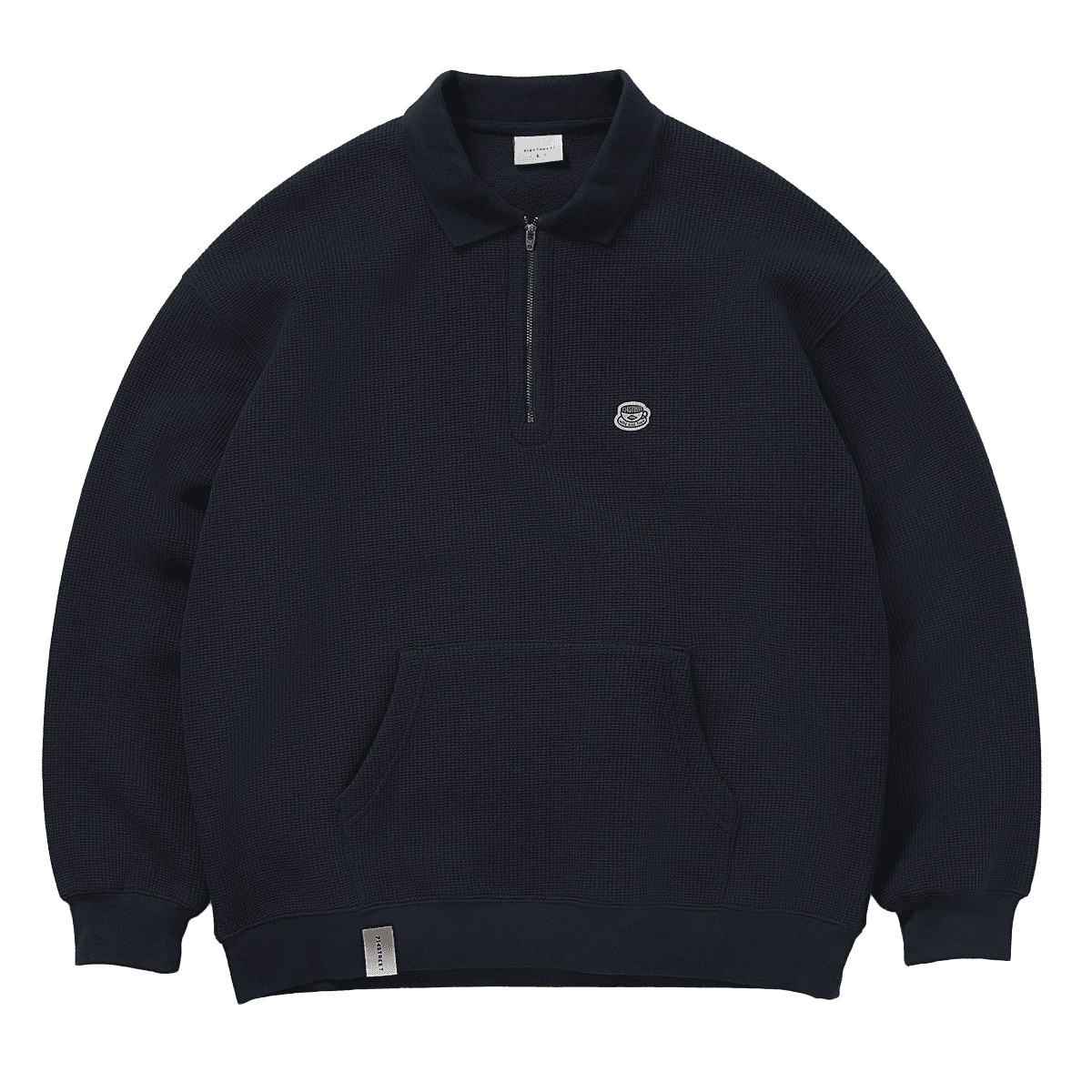 714STREET Waffle Half-Zip Pullover
