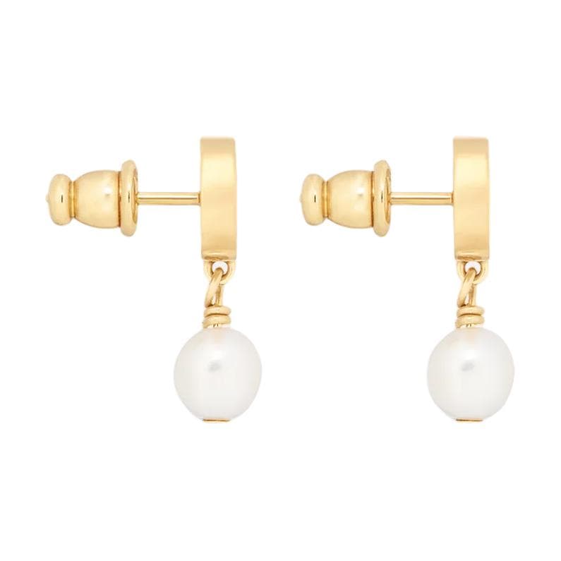 DIOR PETIT CD Metal Earrings Gold