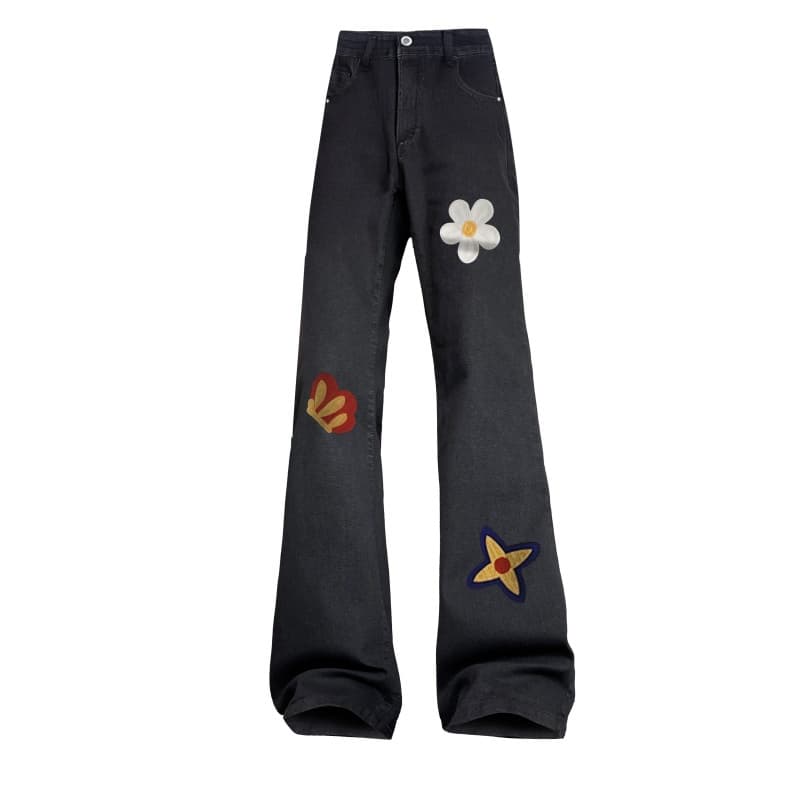 AMBER LIGHT Vintage Floral Jeans