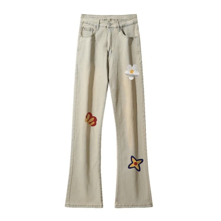 AMBER LIGHT Vintage Floral Jeans