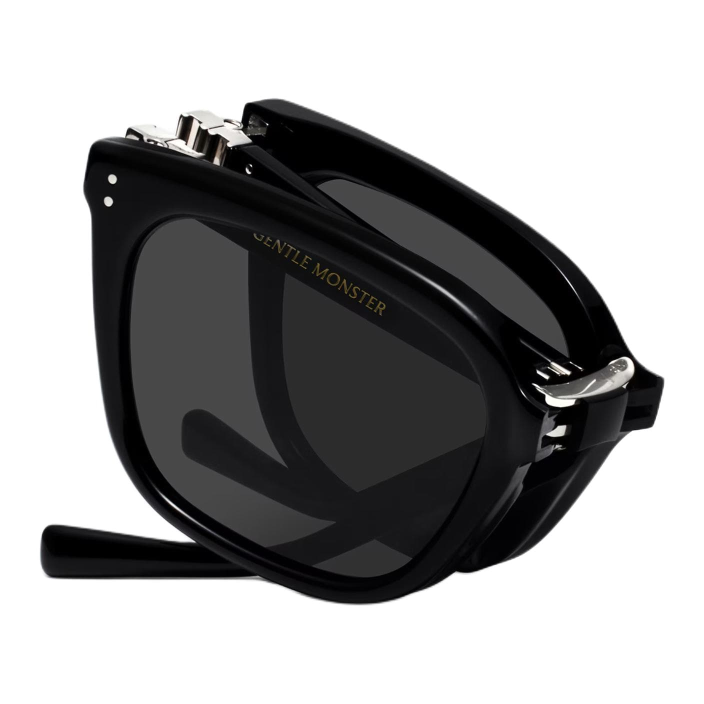 Gentle Monster Square Acetate Sunglasses Black