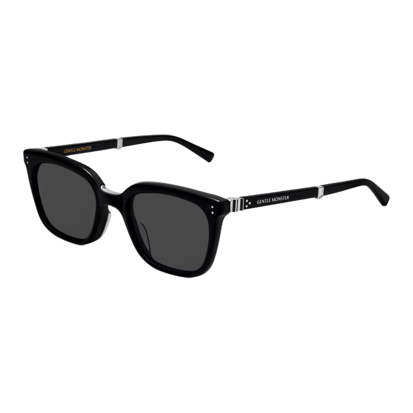 Gentle Monster Square Acetate Sunglasses Black