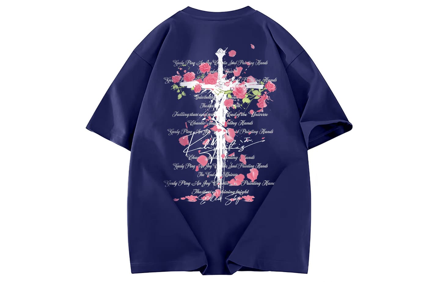 AYEA Vintage College Print T-Shirt