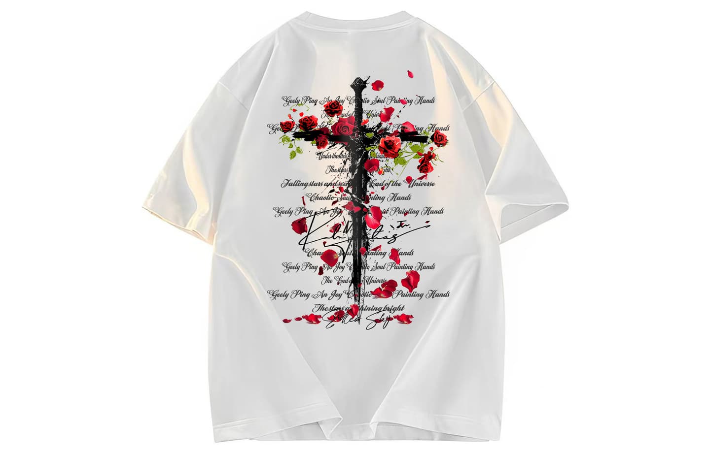 AYEA Vintage College Print T-Shirt