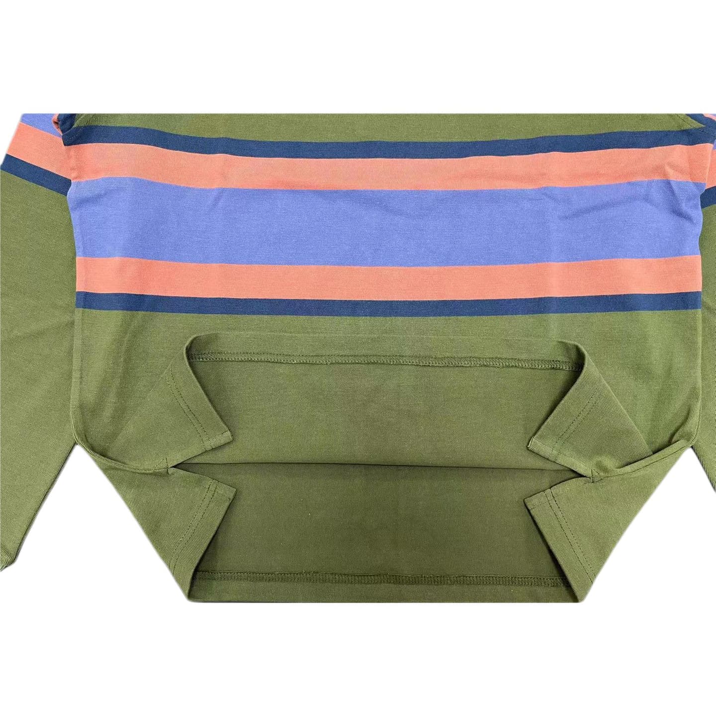 Stussy Olive Striped Polo