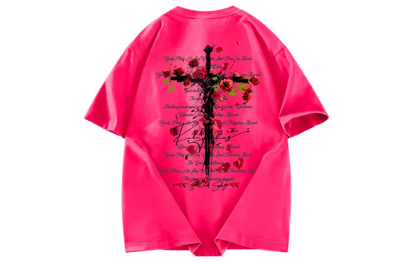 AYEA Vintage College Print T-Shirt