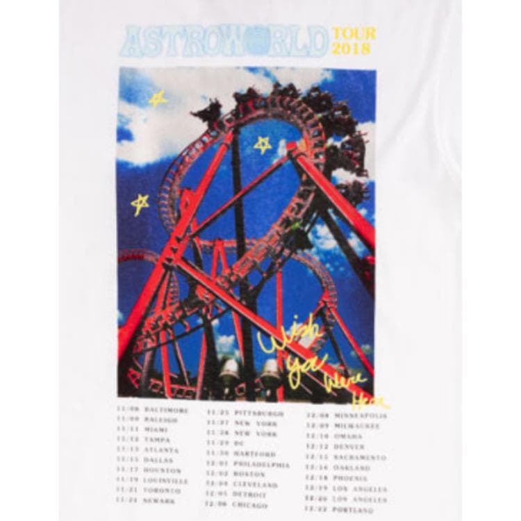 Travis Scott Cactus Jack Astroworld T-Shirt White
