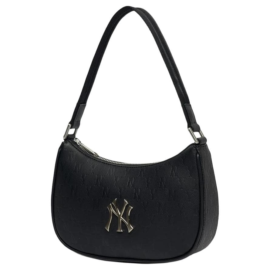 MLB Monogram Shoulder Bag Black Gold