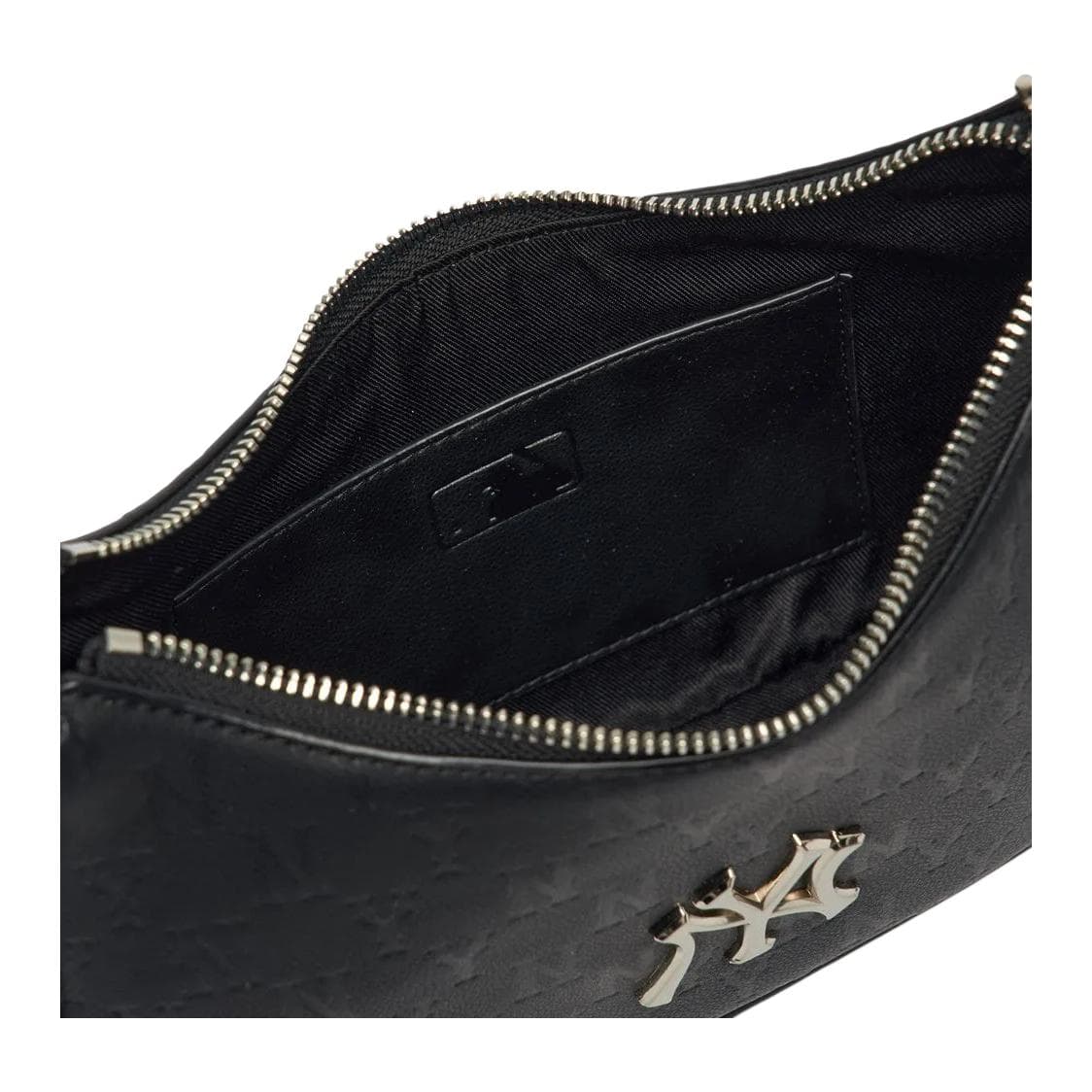 MLB Monogram Shoulder Bag Black Gold