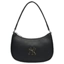 MLB Monogram Shoulder Bag Black Gold