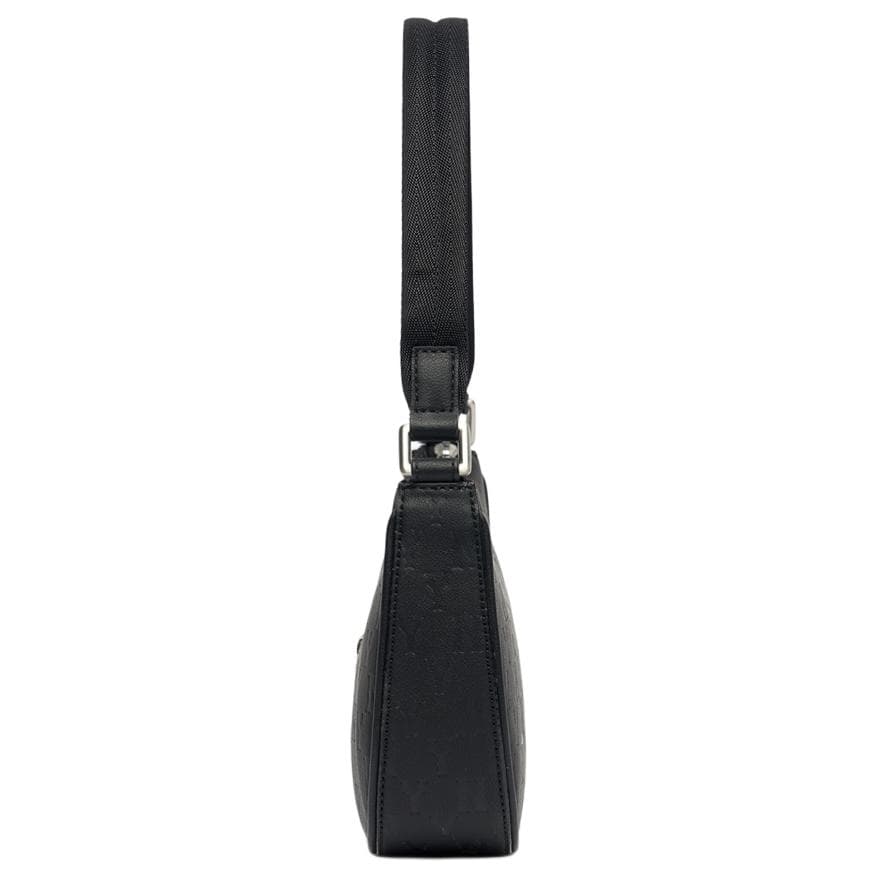 MLB Monogram Shoulder Bag Black Gold