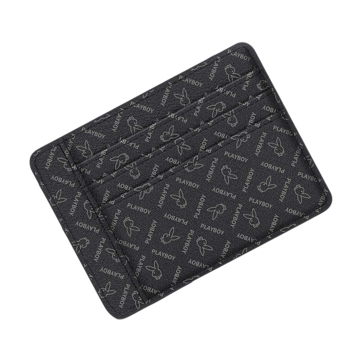 Playboy PVC Card Holder Black