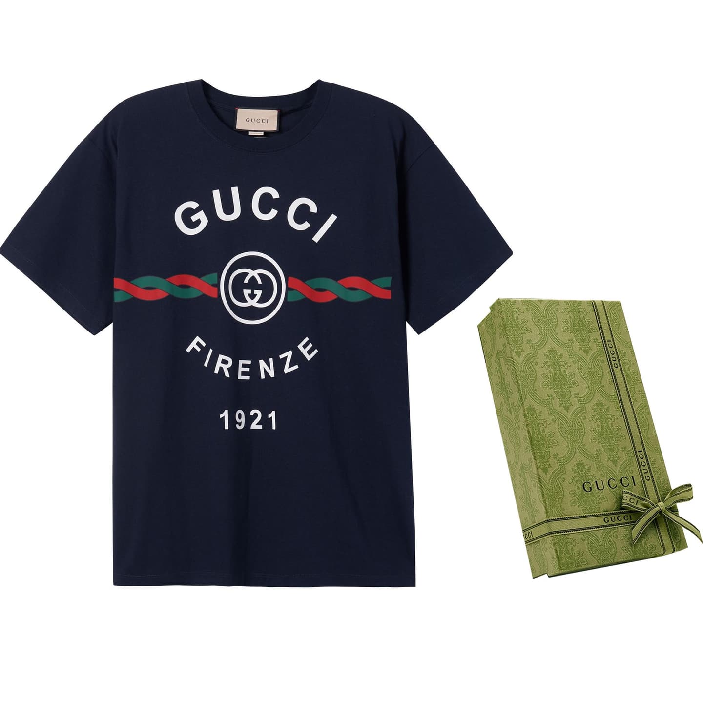 Gucci Firenze 1921 SS22 T-Shirt Navy