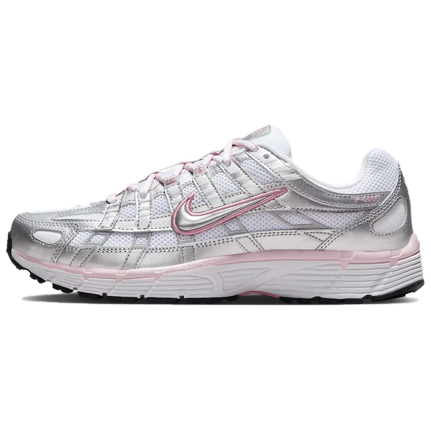 Nike P-6000 White Silver