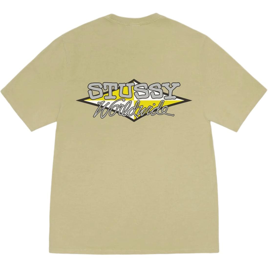 Stussy SS25 WORLDWIDE DIAMOND TEE PIGMENT DYED logoT