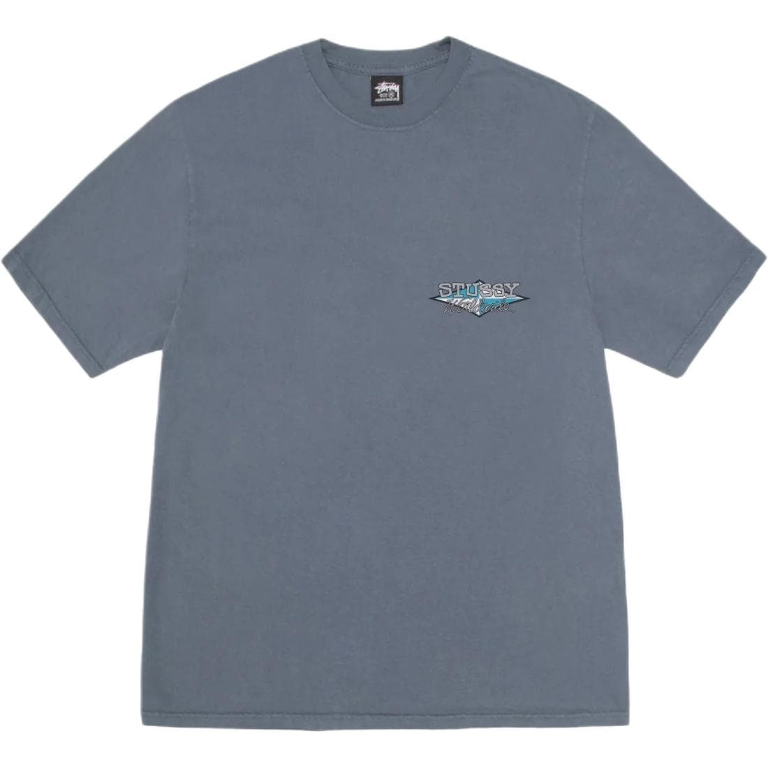Stussy SS25 WORLDWIDE DIAMOND TEE PIGMENT DYED logoT