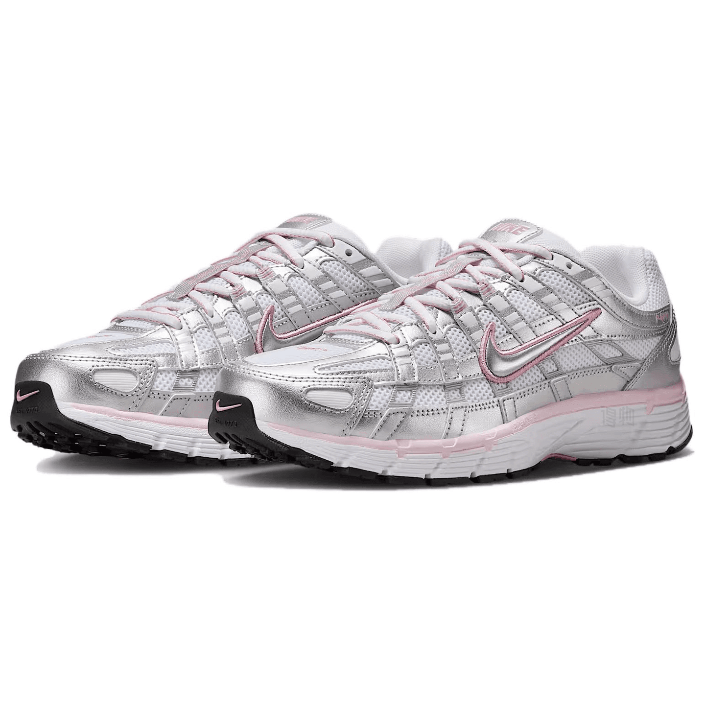 Nike P-6000 White Silver