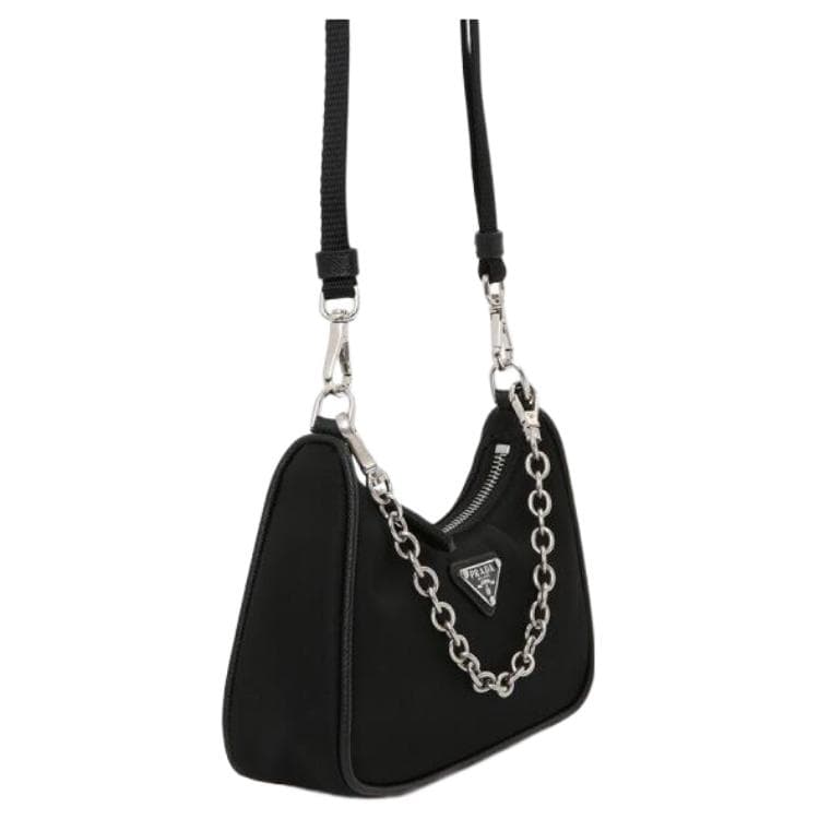 Prada Re-Edition Hobo Mini Black