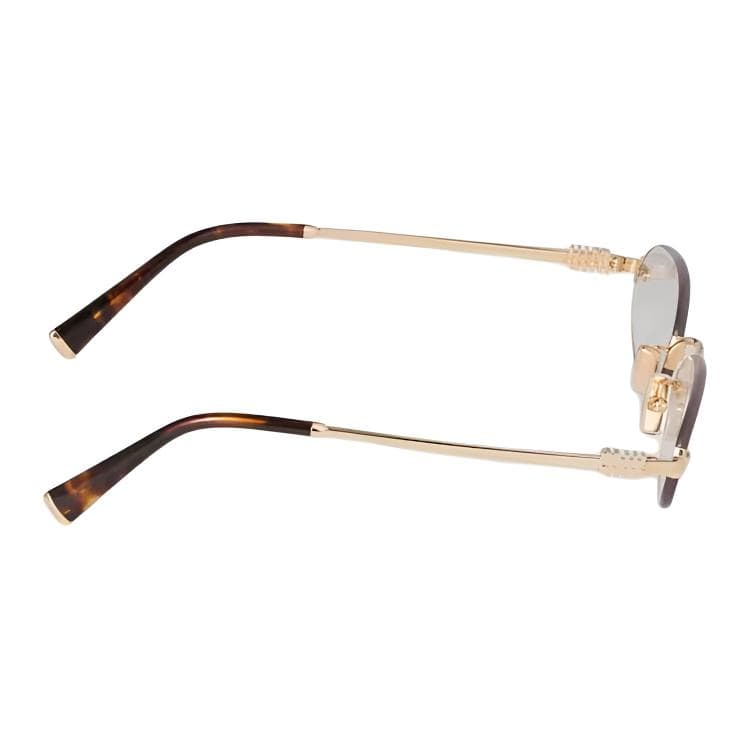 Miu Miu Rectangular Sunglasses Gold