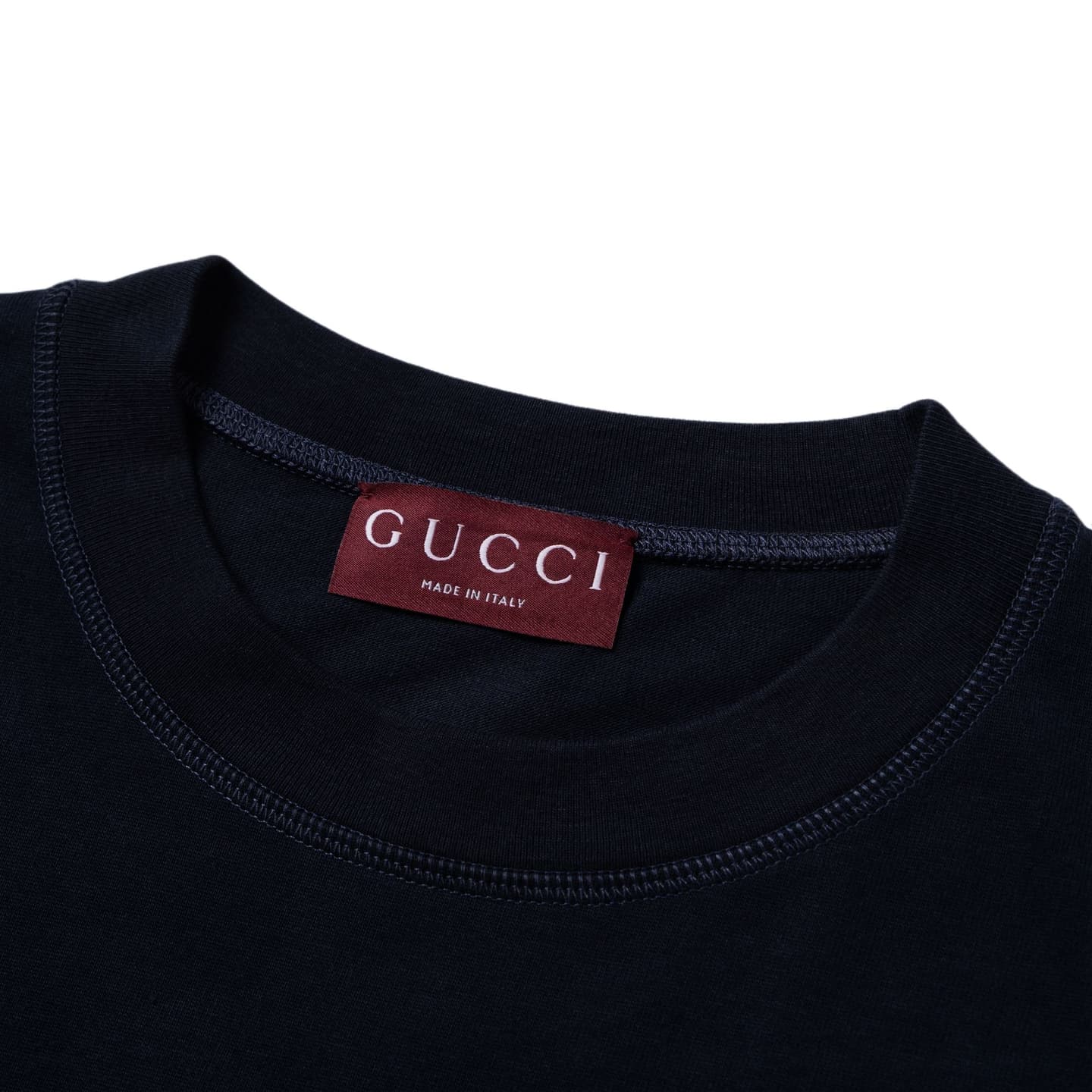 GUCCI Letter Print T-Shirt Blue